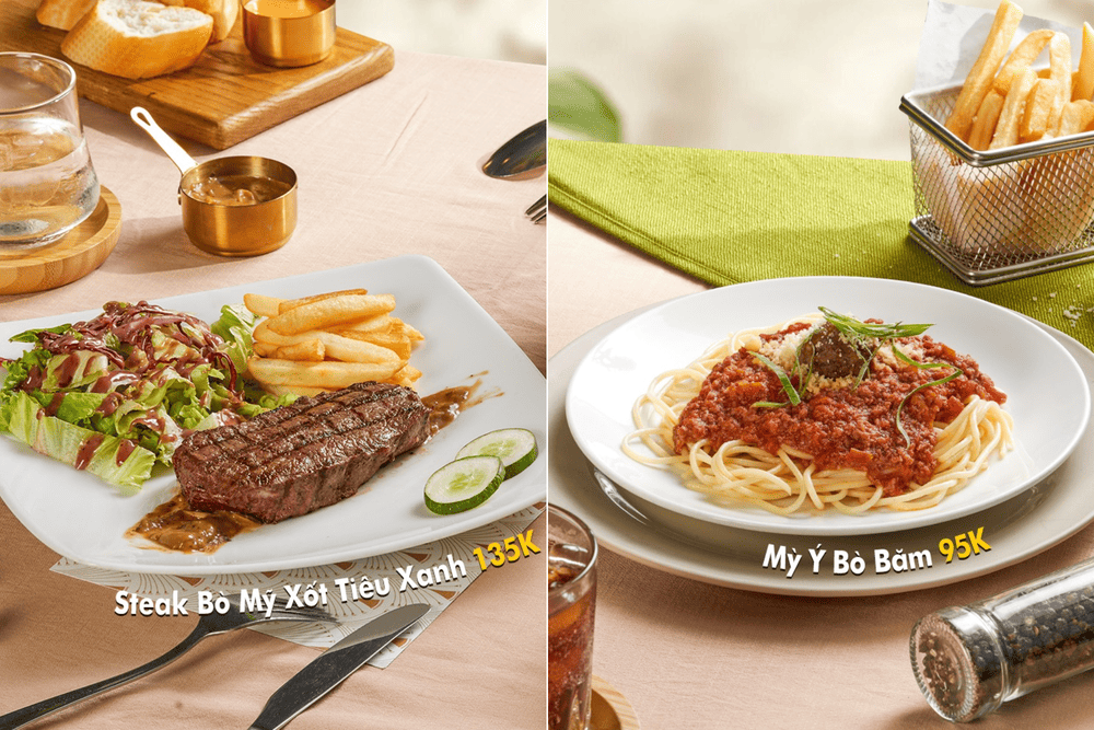 PapaSteak’s steaks are cooked to medium perfection and paired with melt-in-your-mouth mashed potatoes (Source: PapaSteak Restaurant)